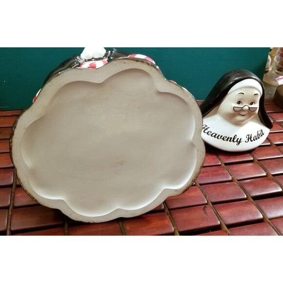 Heavenly Habit Cookie Jar Nun Sister Rare Peppermint Catholic WMG 2008 10.5"x6" - Picture 6 of 7